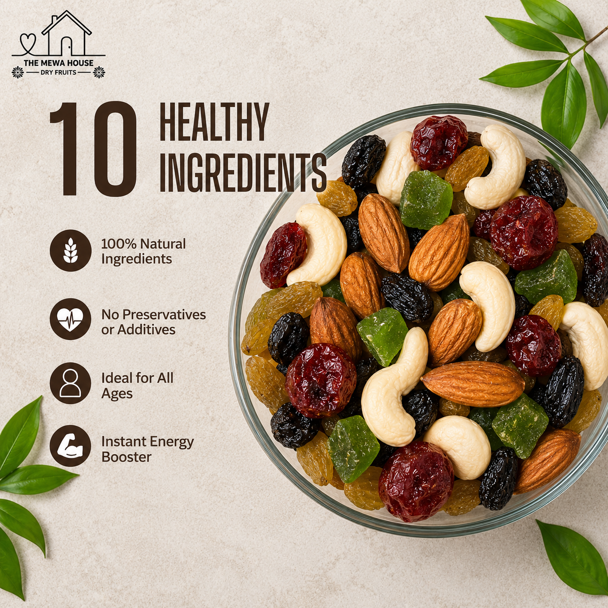 Plain Trail Mix (Lots of Nuts & Berries)